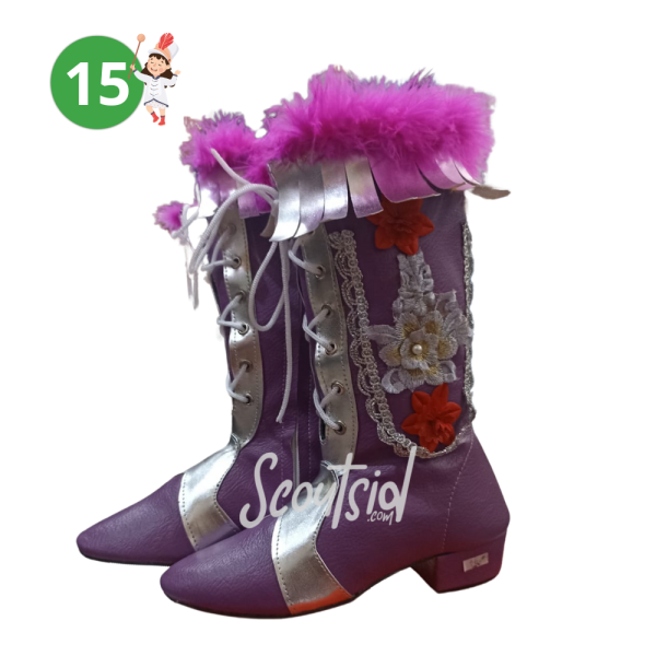 Sepatu Mayoret Ungu Silver 15