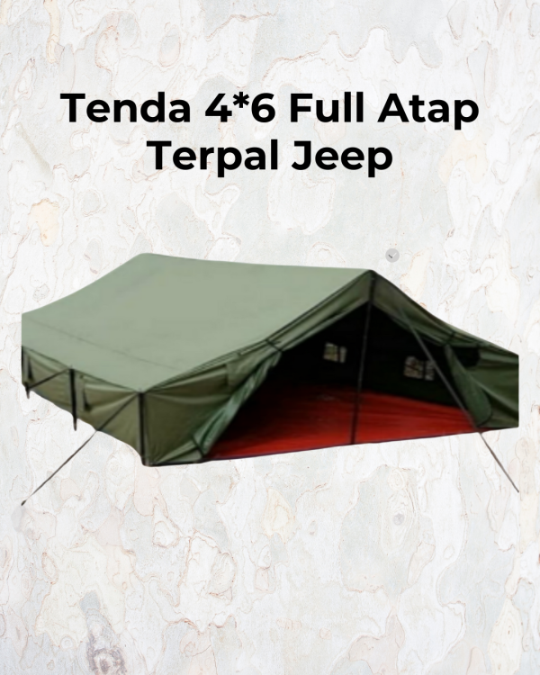 Tenda 4*6 Full Atap Terpal Jeep