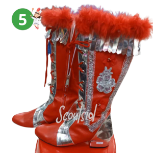Sepatu Mayoret Merah Silver 05