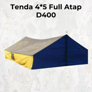 Tenda 4*5 Full Atap D400
